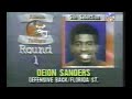 Falcons Select CB Deion Sanders (1989 NFL Draft)