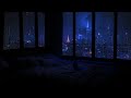 Relaxing Sound of Rain in the Dark Bedroom ( No Ads) 🌧️- Rain Sounds for Sleep , Study ,Meditation
