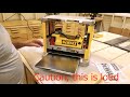 DeWalt DW734 Thickness Planer unboxing and first Impressions | Bobby Sharp