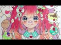 [ASMR] Drawing a rabbit girl with iPad and Copic 🐰 sleeping  /work BGM [Notice] no talking