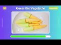 Guess 100 Vegetables in 3 Seconds | Easy, Medium, Hard, Impossible