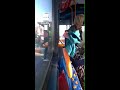 Angry drunk woman on bus