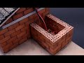 DIY Mini Garage with Mini Bricks - Bricklaying Model