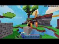 Bedwars Gameplay (Playing With My Friend Ryan) (Amateur Gameplay)
