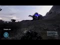 Clinging on for dear life (Halo 3)