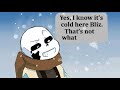 Ask Sans Part 1【 Undertale Comic Dub 】