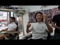 Foreigner tries $1 Filipino Haircut  🇵🇭 GIRLFRIEND WAS SHOCKED