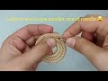 Round Boho Chic Crochet Earrings Tutorial