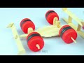 Easy F1 Racing Car Made with Popsicle Sticks and Rubber Band | DIY Simple CAR for Science Projects