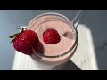 How to make High Protein Strawberry Smoothie without protein powder!