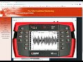 How to take vibration readings with a Commtest analyzer.