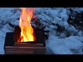 Rocket Stove Secondary Combustion Build