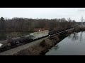 Amtrak and Norfolk Southern Trains from the Skies (Drone Video)
