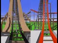 The Monster & Steel Monster | Side-by-side POV | Ultimate Coaster 2