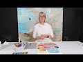How to Start an Abstract Painting Using Collage / Art with Adele