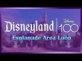 Disney100 Celebration Esplanade Area Loop | Disneyland 2023