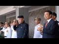 I put some Bee Gees music over North Korean marching
