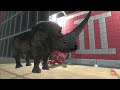 Escape T-Rex Brothers In The Hallway Of Horrors - Animal Revolt Battle Simulator