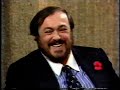 Luciano Pavarotti in an interview with Michael Parkinson