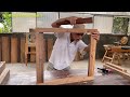 The Unique Combination Of Wood And Epoxy Glue // The Most Gorgeous Table Ever By A Skilled Carpenter