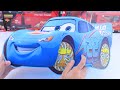 Disney Pixar Cars Unboxing Review l Lightning McQueen Bubble RC Car | Dinosaur Launcher Race Track