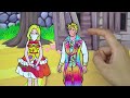 [🐾paper doll🐾] Poor Rapunzel Helping People Become Princess | Rapunzel Family 놀이 종이