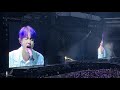 JIMIN shows off NEW TATTOO @ WEMBLEY BTS CONCERT 01.06.19 || london vlog D1