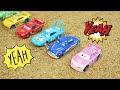 Rescue MC Queen Car Toys Fall In Water Hole 🚗🚨diy mini tractor story | Playing Car Toys In The Sand