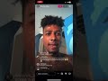 Blueface had Instagram live watch his son while he took jaidyn to ￼pound town😅 hilarious🤣