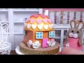 Miniature Edible Chocolate House Cake 🏠 Mini Food ASMR