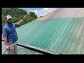 How to remove Oxidation on a Metal Roof (No Brushing Needed)