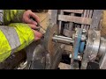 FIRST time using the self made line boring machine! JCB TM headstock repair.