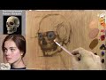Alla prima oil painting - Anatomy Study