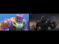 Avengers: Endgame Final Battle Scene In Lego Side By Side Comparison