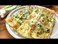 Taiwanese Egg Pancake | Easy Omelette Breakfast recipe, No Kneading No Yeast, 3 Minutes Liquid Dough