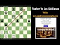 🔥EL PODEROSO ATAQUE 👉con que Fischer DESTROZABA a TODOS sus rivales.