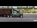 ATS 1.50 4K | Fresno CA To San Diego CA | Kenworth T909 & Freighter CJD B-Double Trailer #ats #truck