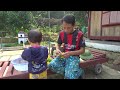 Harvesting Pumpkin Flower Goes To Market Sell - Family Farm