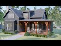 12x8m (39'x26')  Cozy Cottage House - 3 Bedrooms | Small House, Big Dreams !!!
