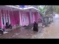 Super heavy rain and strong lightning in my village, Mimpi | Sleep instantly with the sound of rain