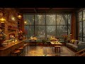Rainy Day At Cozy Coffee Shop Ambience - Smooth Piano Jazz Music for Relaxing, Studying and Working