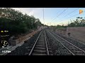 Cab Ride Palermo - Messina (Palermo-Messina railway, Italy) train driver's view 4K