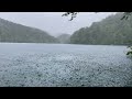 ASMR Relaxing Rain on a Lake