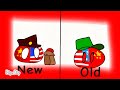 New vs Old #countryballs  #Opinionmeme