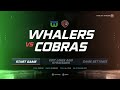 Hartford Whalers @ Cleveland Cobras | Game 5 | 4/19/23