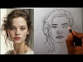 Master the art portrait drawing | Loomis face drawing tutorial