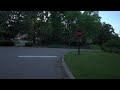 American Neighborhood Walk at Sunset with Fireflies | Nature Sounds for Sleep and Study