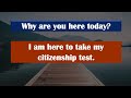 2023 - Practice Small Talk for U.S. Citizenship Test (US Citizenship Interivew)