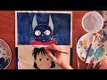 water color kiki delivery service _ speed paint