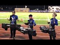 VIDEO: Texas high school students play drums blindfolded